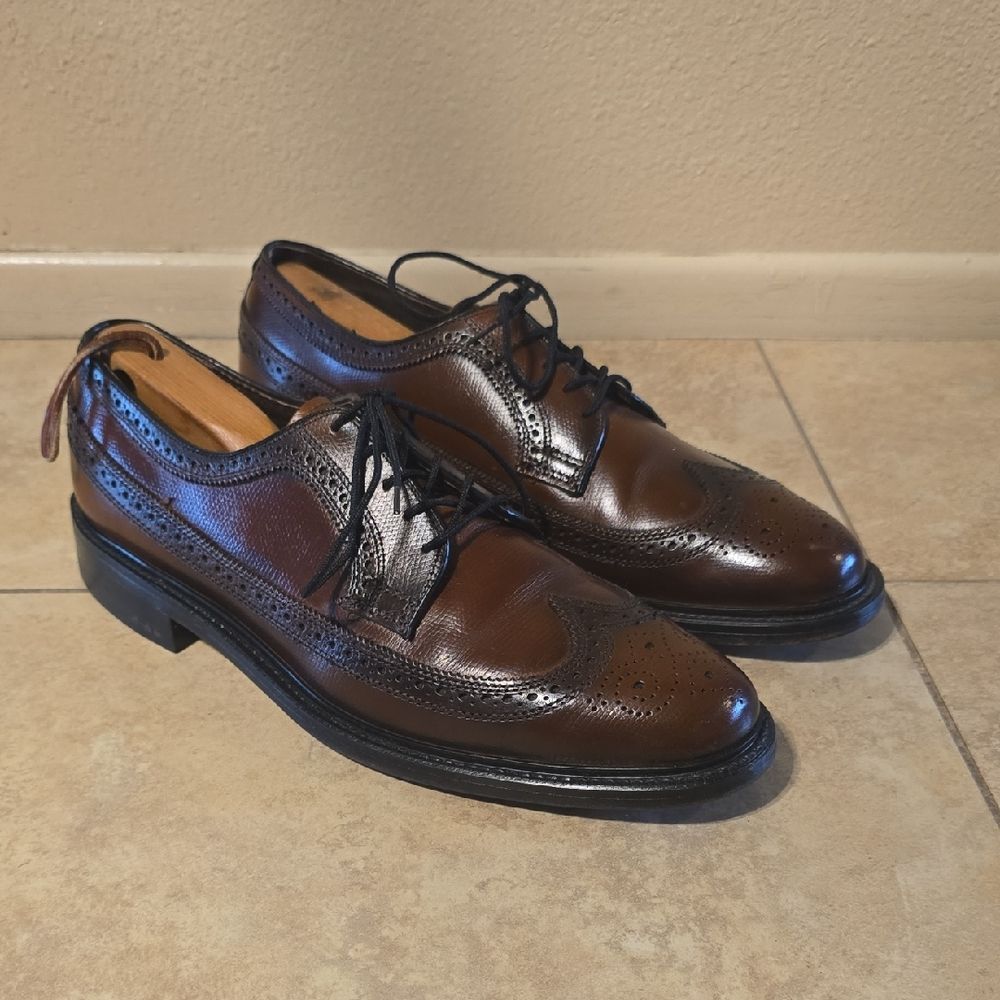 Stafford Classic Brown Leather Derbys